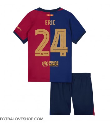 Barcelona Eric Garcia #24 Dětské Domácí Dres 2024-25 Krátký Rukáv (+ trenýrky)